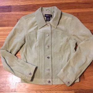 Green Suede Jacket